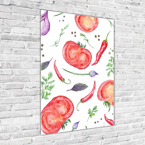 Print on acrylic Vegetables