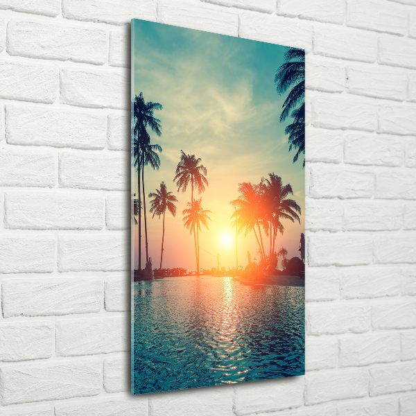 Print on acrylic Tropical beach