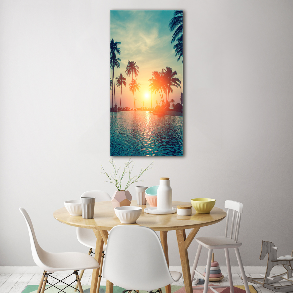 Print on acrylic Tropical beach