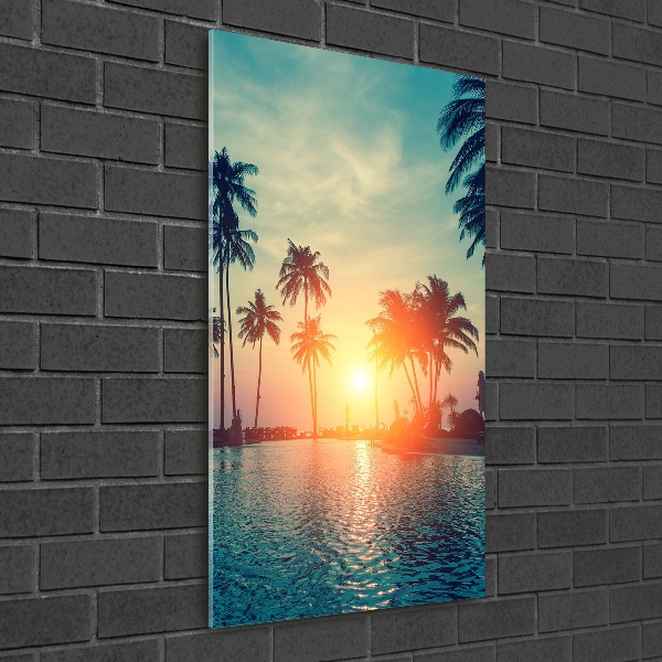 Print on acrylic Tropical beach