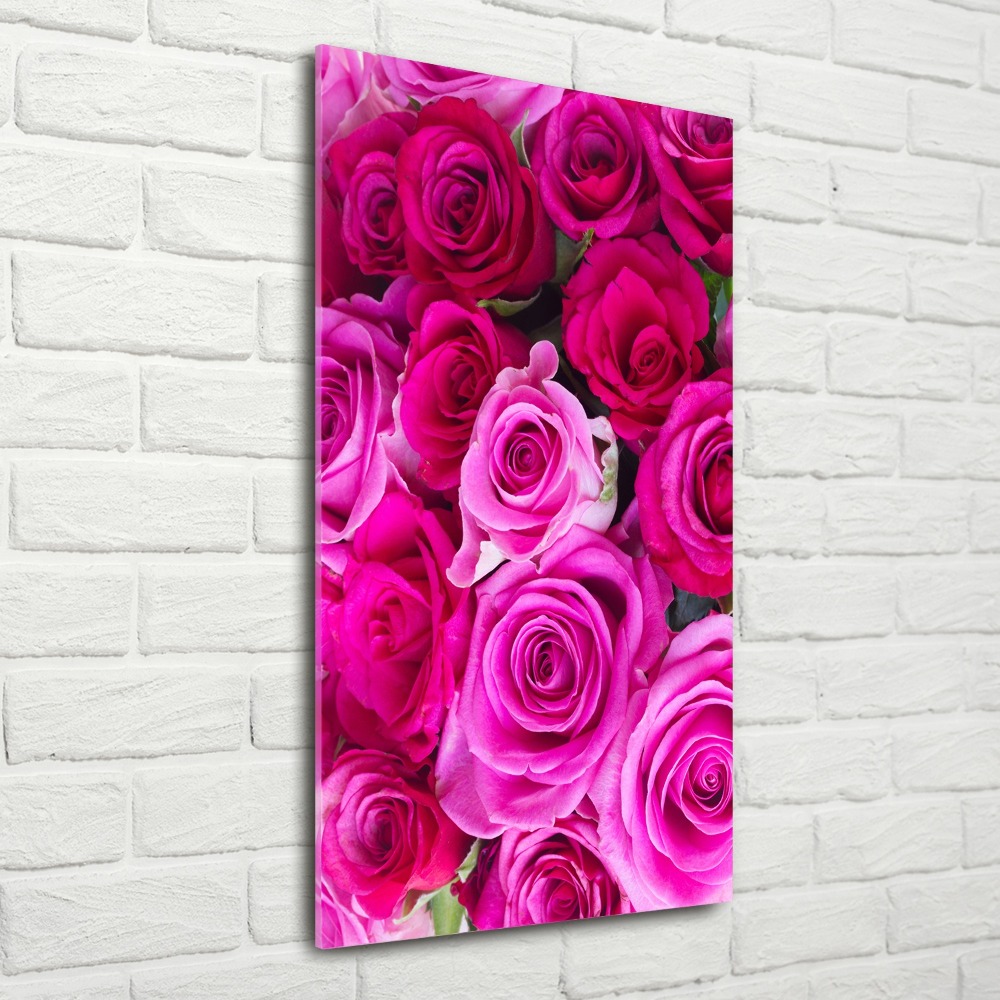 Print on acrylic Pink roses