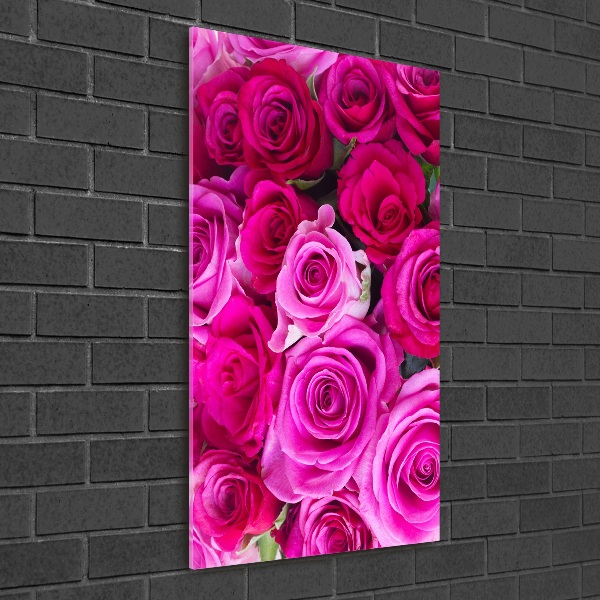 Print on acrylic Pink roses