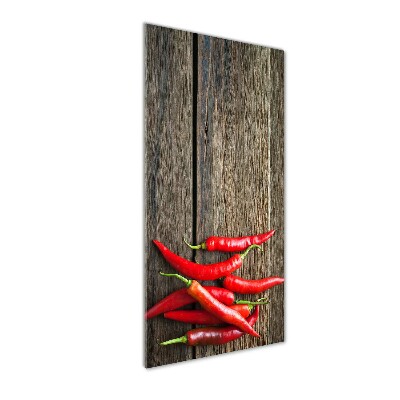 Print on acrylic glass Chilli peppers