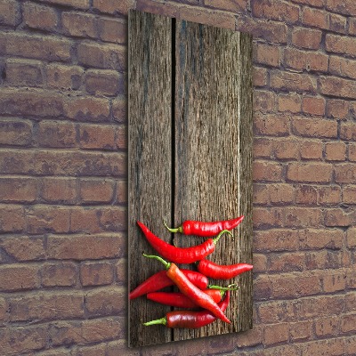 Print on acrylic glass Chilli peppers