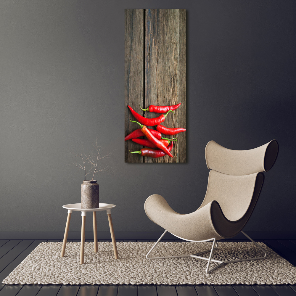 Print on acrylic glass Chilli peppers