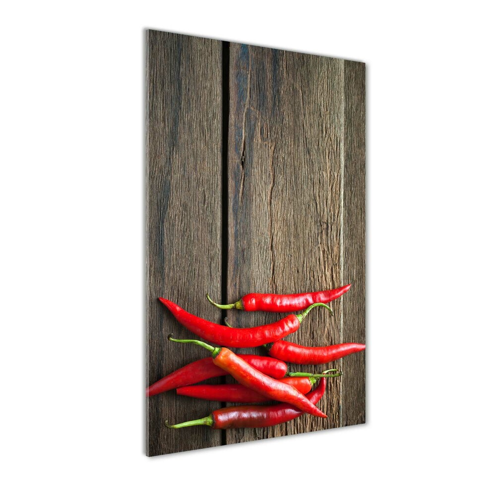 Print on acrylic glass Chilli peppers