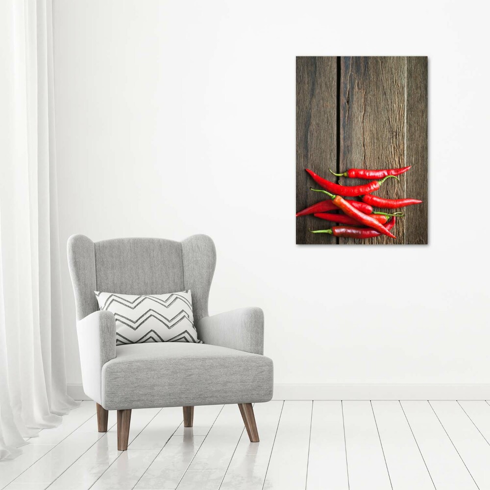 Print on acrylic glass Chilli peppers