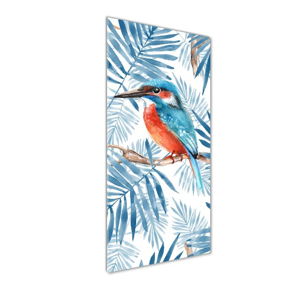 Acrylic wall art Birds and leaves