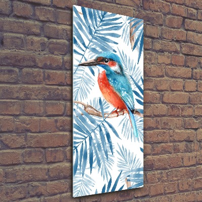 Acrylic wall art Birds and leaves