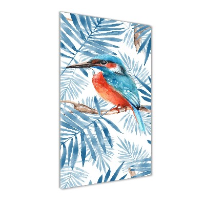 Acrylic wall art Birds and leaves