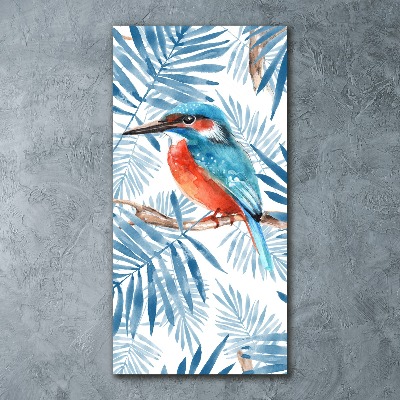 Acrylic wall art Birds and leaves