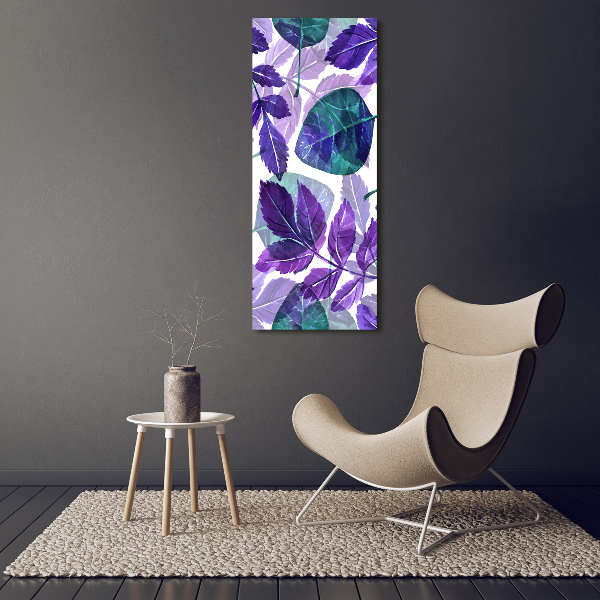 Acrylic print Leaves