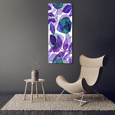 Acrylic print Leaves