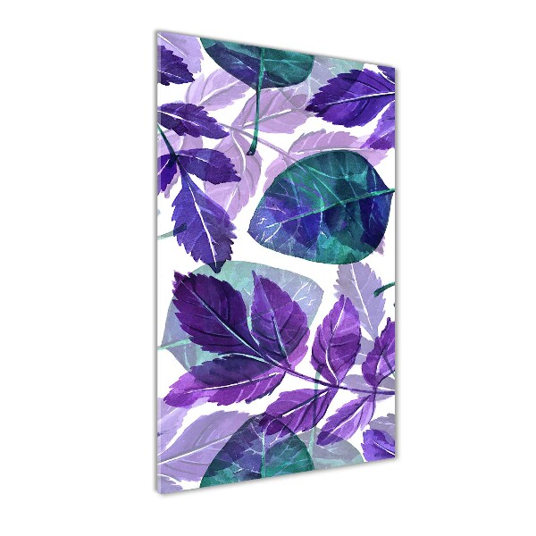 Acrylic print Leaves