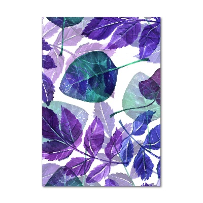 Acrylic print Leaves