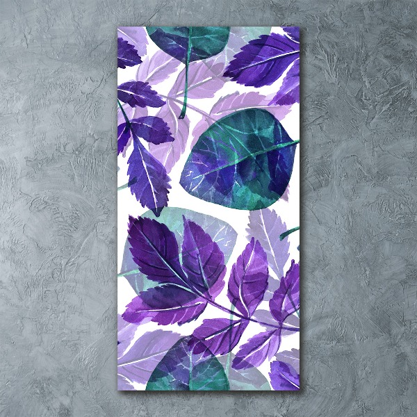 Acrylic print Leaves