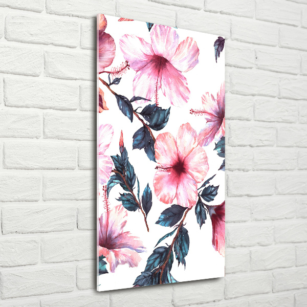 Acrylic print Hibiscus