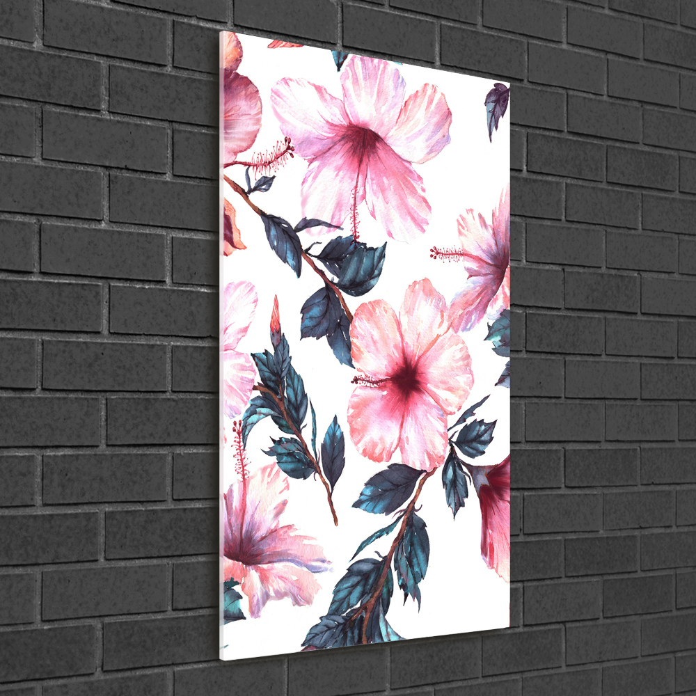 Acrylic print Hibiscus