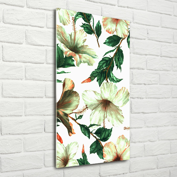 Print on acrylic glass Hibiscus