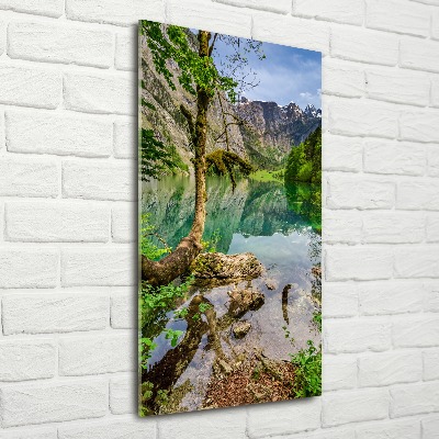 Wall art acrylic Lake in the mountains