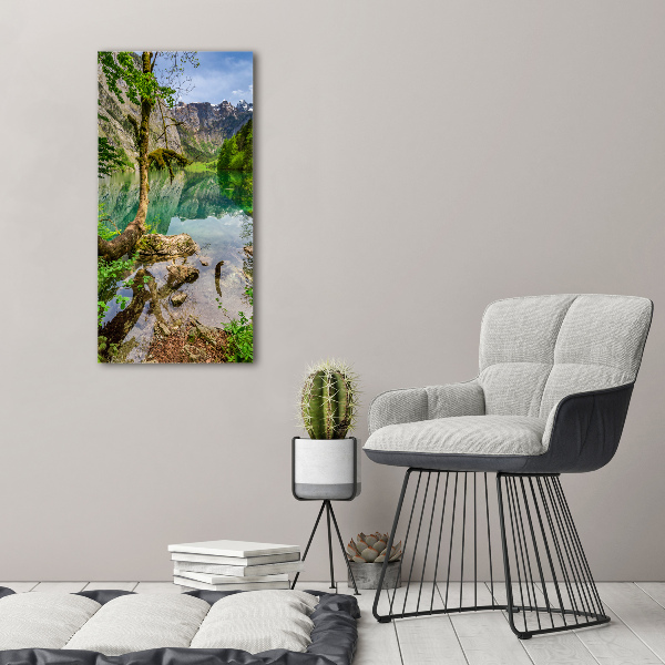 Wall art acrylic Lake in the mountains