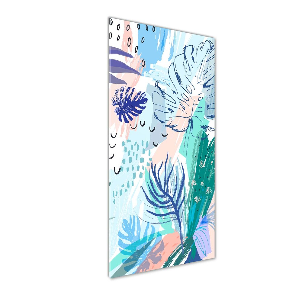 Print on acrylic glass Tropical leaves