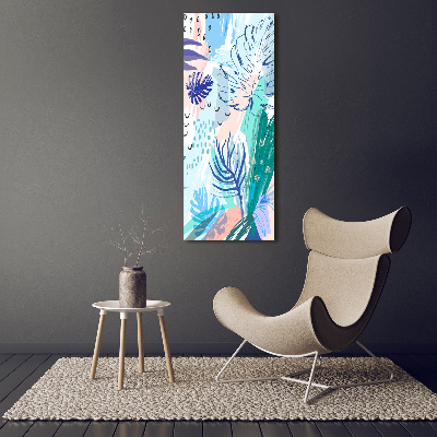 Print on acrylic glass Tropical leaves