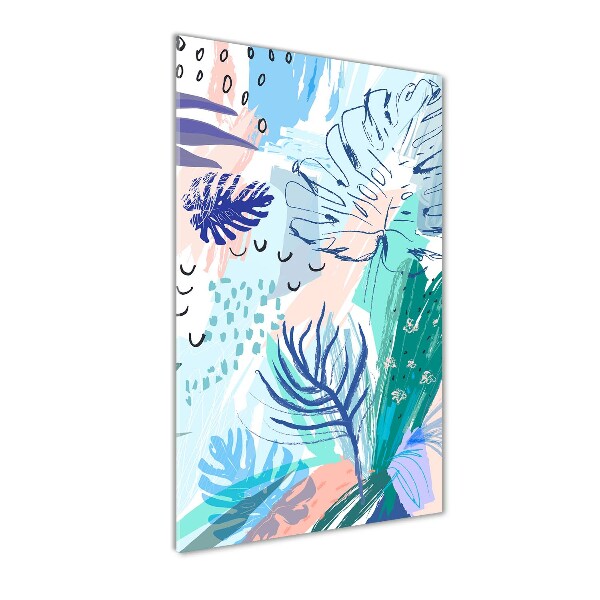 Print on acrylic glass Tropical leaves