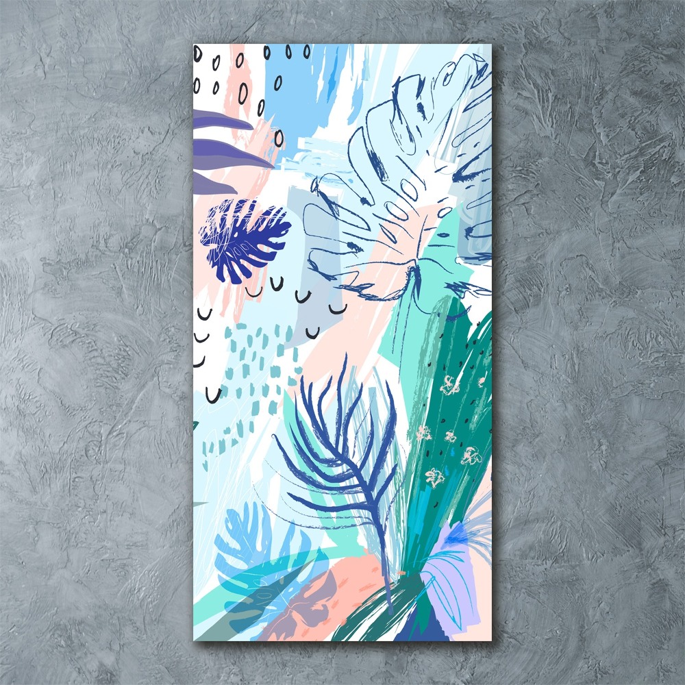 Print on acrylic glass Tropical leaves