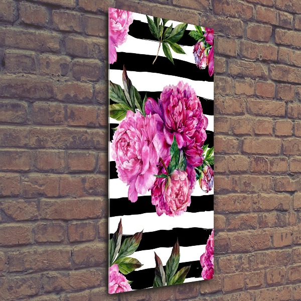 Print on acrylic glass Peonies