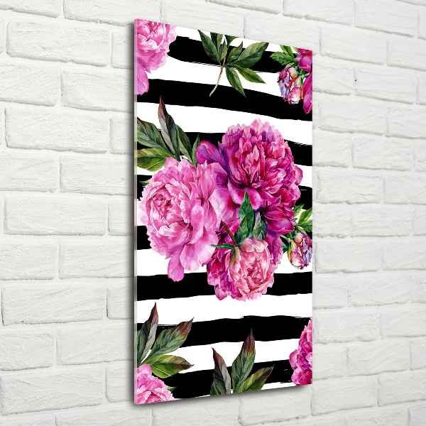 Print on acrylic glass Peonies