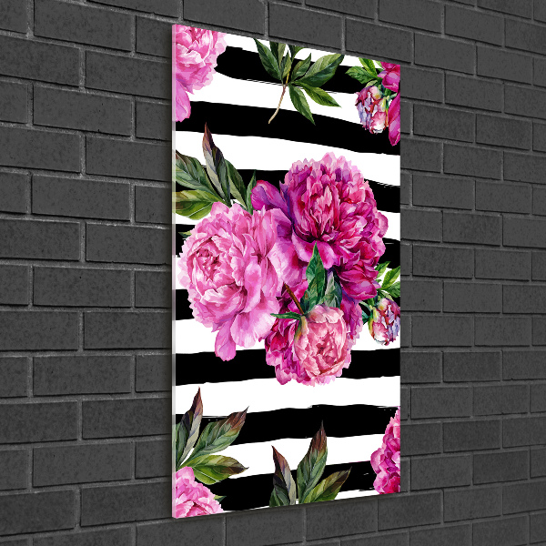 Print on acrylic glass Peonies