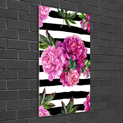 Print on acrylic glass Peonies