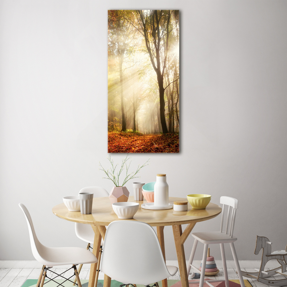 Print on acrylic Forest in autumn