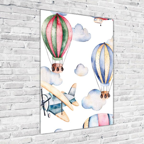 Print on acrylic Balloons and planes