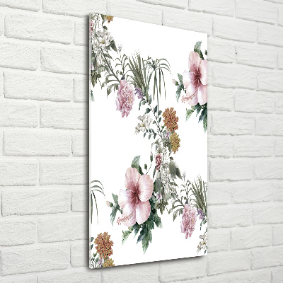 Print on acrylic Tropical flowers