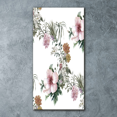 Print on acrylic Tropical flowers