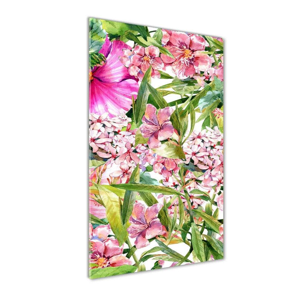 Acrylic print Tropical flowers