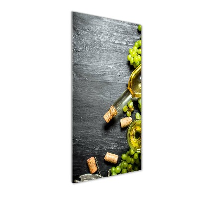 Acrylic print Grapes and wine