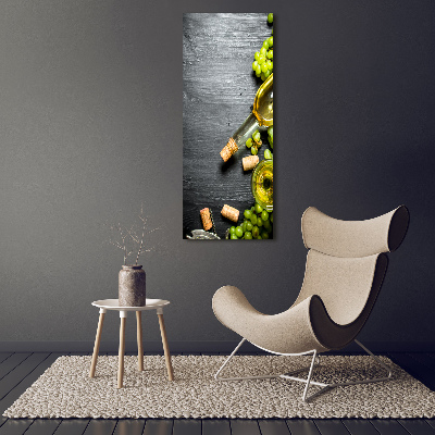 Acrylic print Grapes and wine