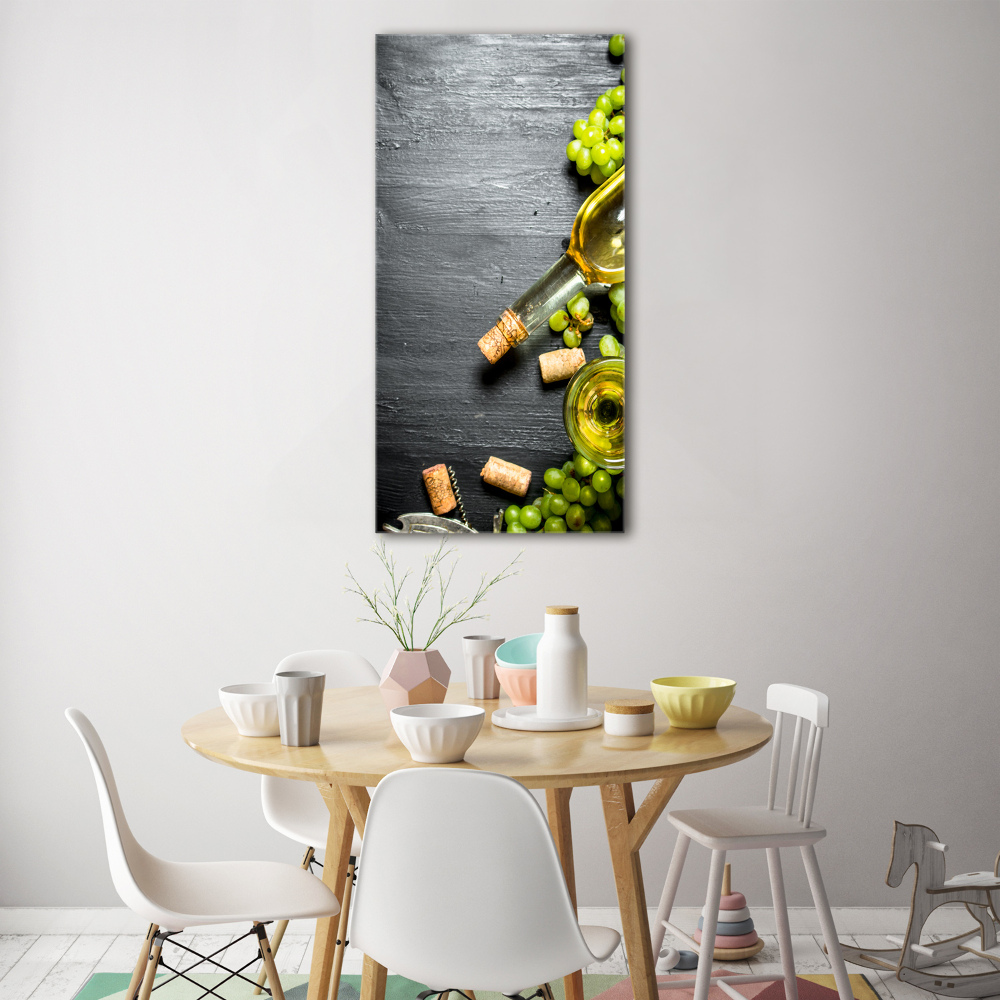 Acrylic print Grapes and wine