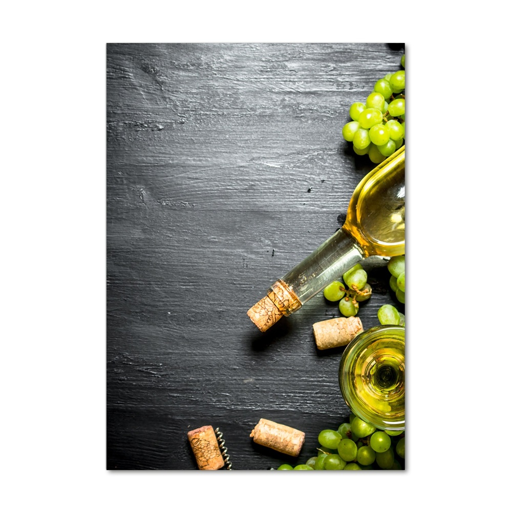 Acrylic print Grapes and wine