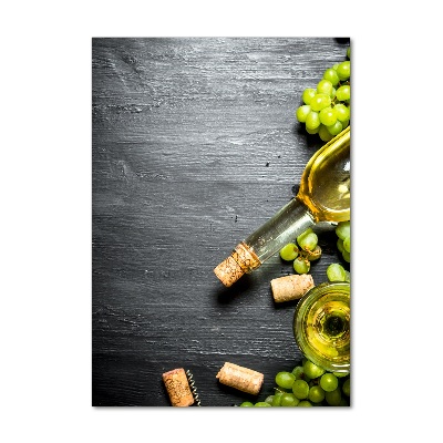 Acrylic print Grapes and wine