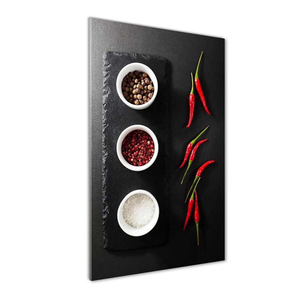 Print on acrylic glass Spices and peppers