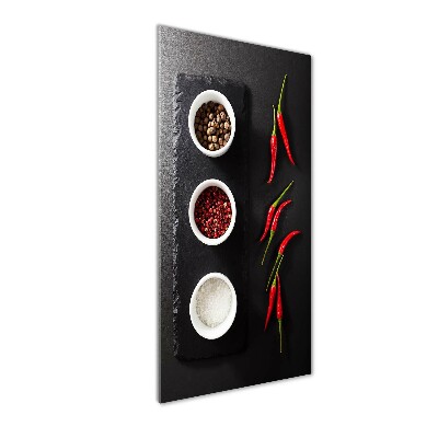 Print on acrylic glass Spices and peppers