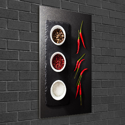 Print on acrylic glass Spices and peppers