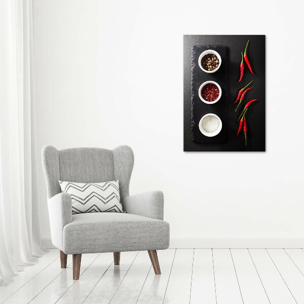 Print on acrylic glass Spices and peppers