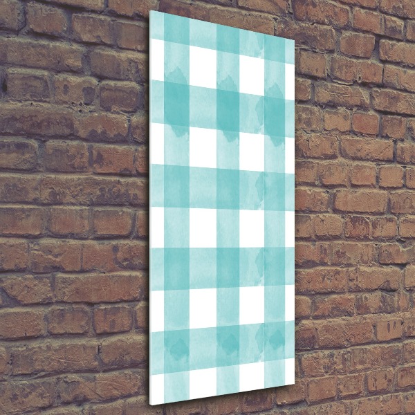 Acrylic print Blue grille