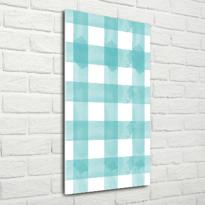 Acrylic print Blue grille