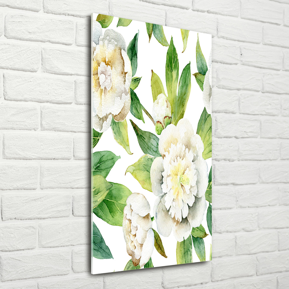 Print on acrylic glass Peonies